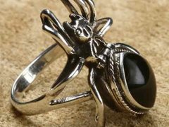 Inel argint Poison Ring - Paianjen